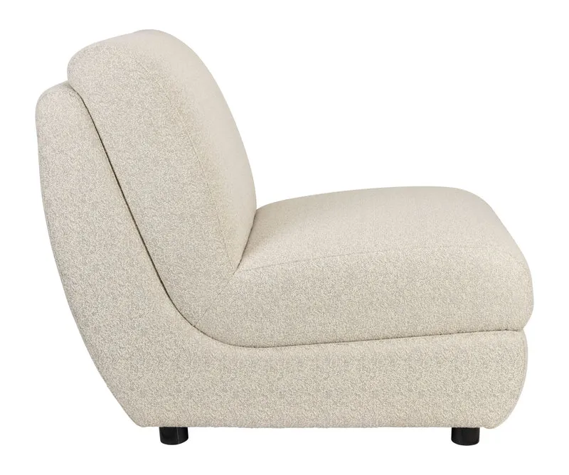 Outdoor Loungesessel Mississippi von Zuiver in Beige, wetterfest