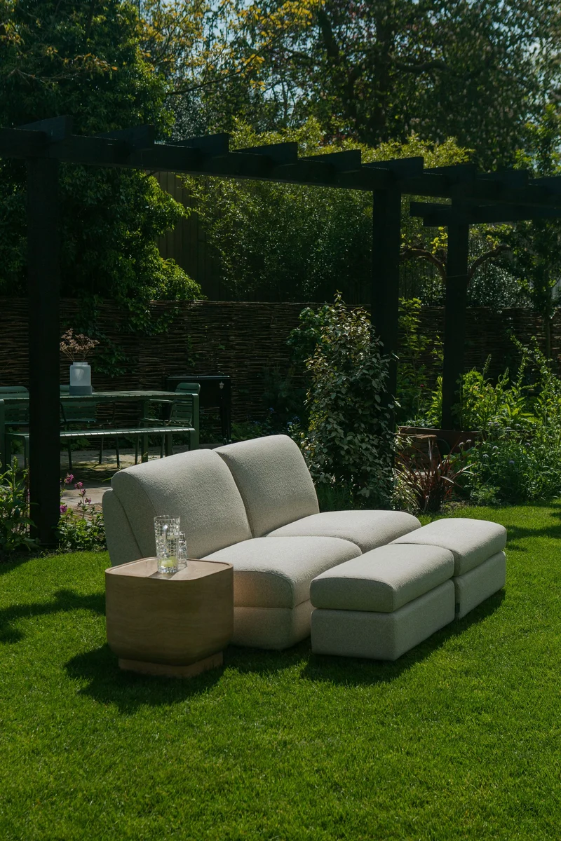 Outdoor Loungesessel Mississippi von Zuiver in Beige, wetterfest