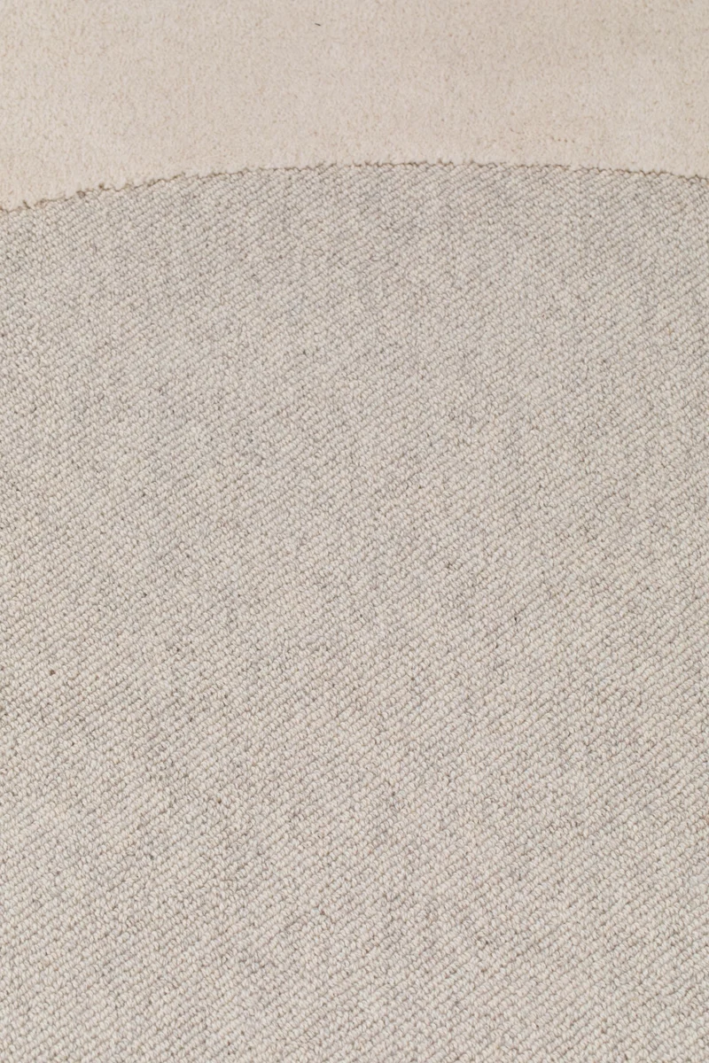 Teppich Dream 200x300 cm Natural/Grey aus Wolle für Wohnzimmer