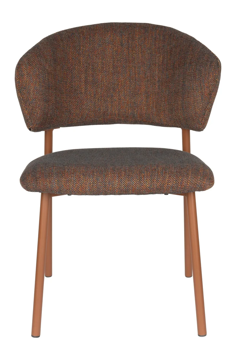Esszimmerstuhl Jasmine im 2er-Set, Multicolour mit Metallgestell