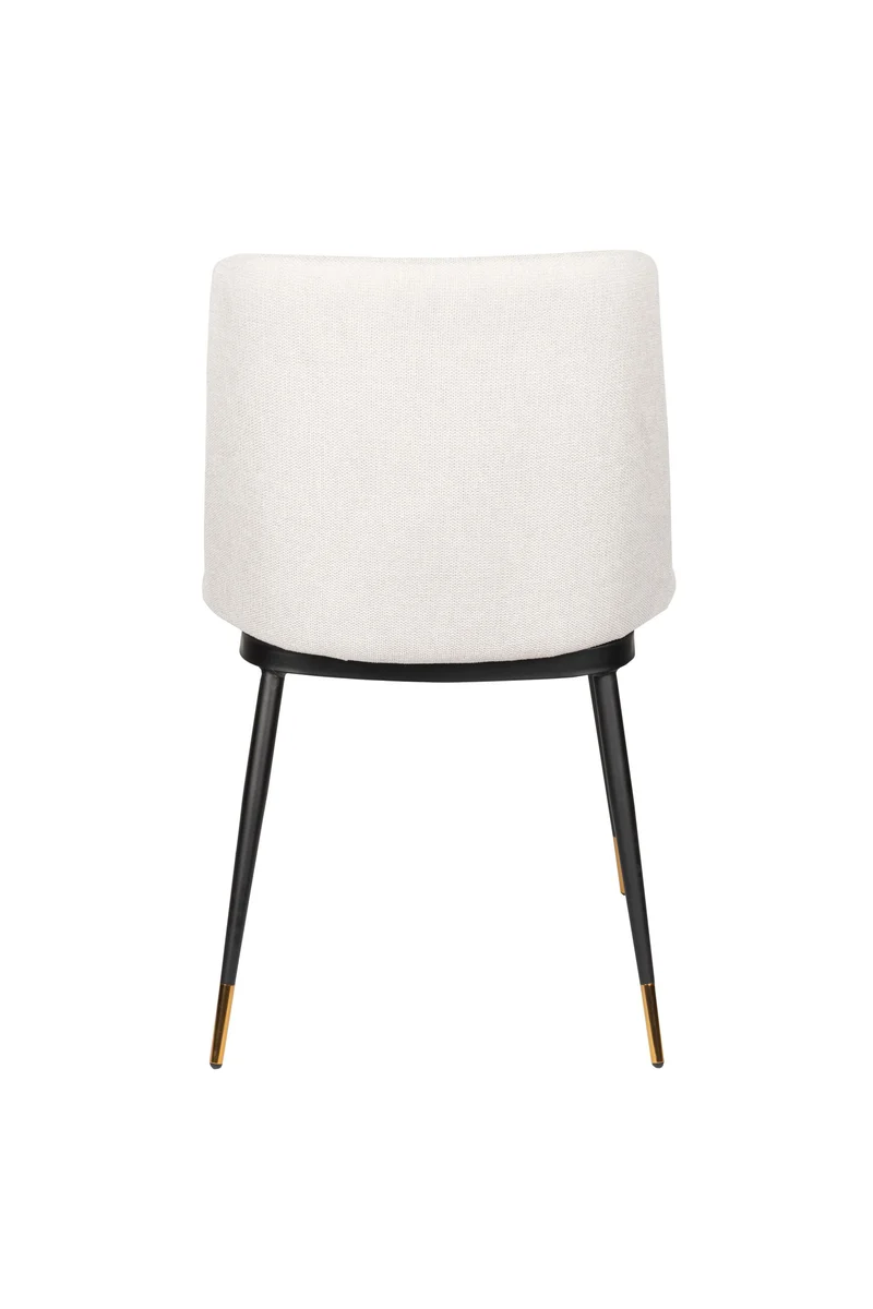 Esszimmerstuhl Lionel im 2er-Set, Beige mit elegantem Stoffbezug