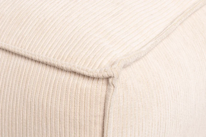 Ecksofa Fat Freddy Rib Left, Beige mit geripptem Stoff von Zuiver