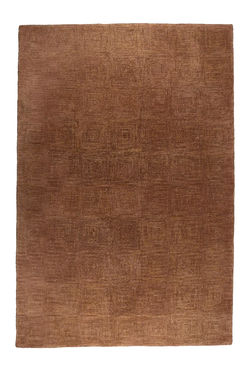 Teppich Maryland 200x300 Rust im Boho-Chic-Design aus Polyester