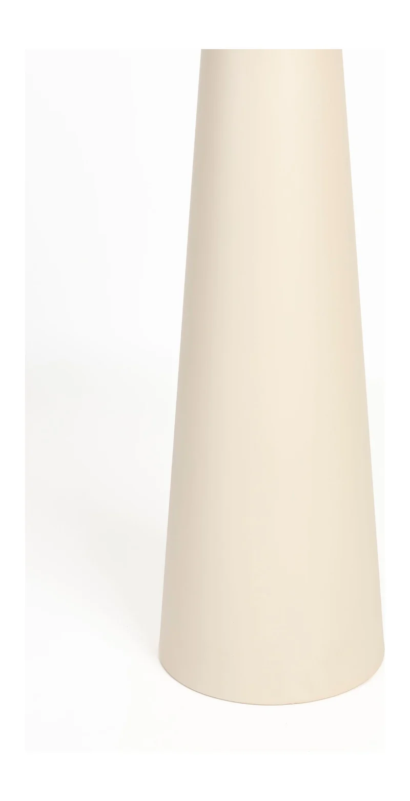 Beistelltisch Joya High mit Keramik-Platte in Travertin-Optik, Beige