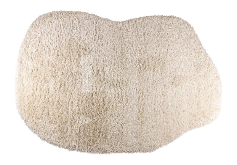 Wollteppich Tasty 200x290 Beige mit Hochflor im Wohnzimmer von Zuiver