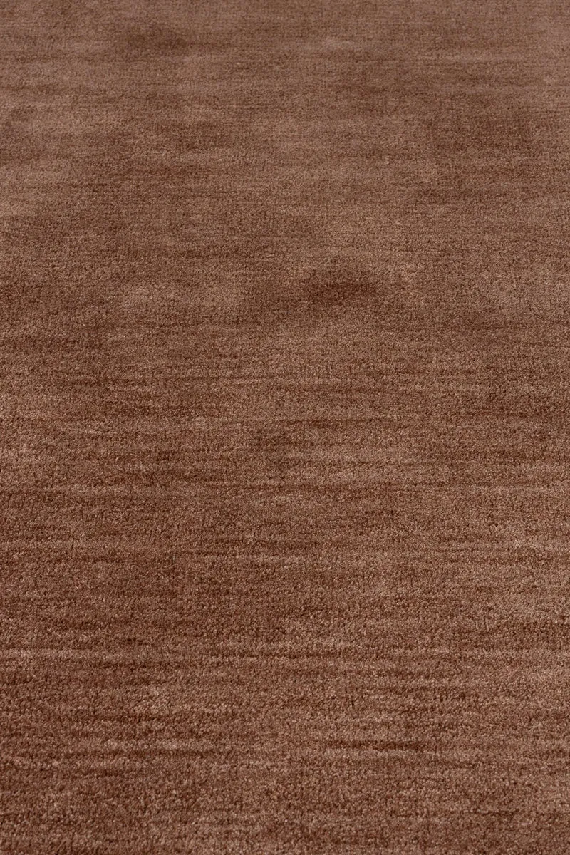 Teppich Luwte 160x230 Terracotta von Zuiver aus weichem Polyester
