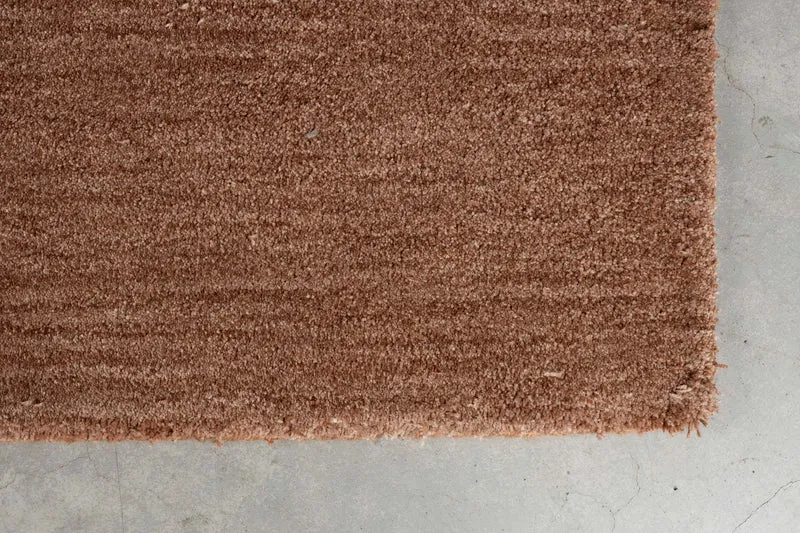 Teppich Luwte 160x230 Terracotta von Zuiver aus weichem Polyester