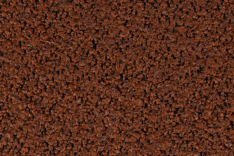Zweisitzer-Sofa Robyn, Braun mit Metallgestell und Stoffbezug