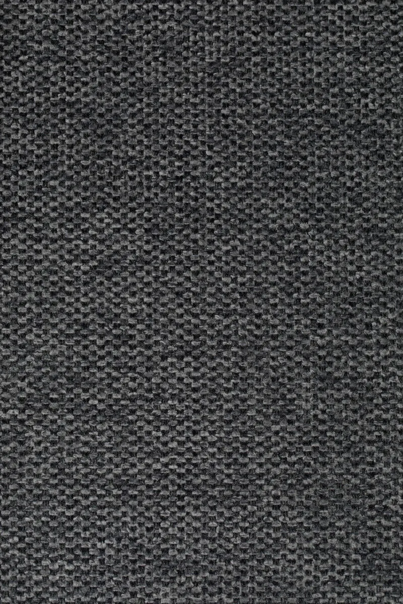 Sessel Jolien im 2er-Set, Grau gepolstert mit schwarzem Metallgestell