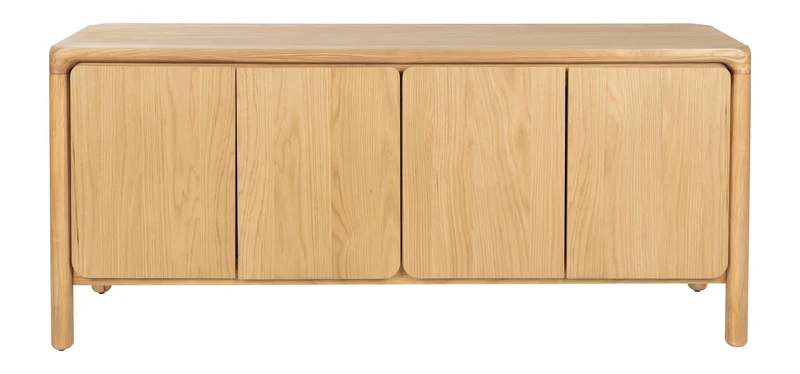 Sideboard Storm Natural aus Eichenfurnier für Wohn- und Schlafzimmer