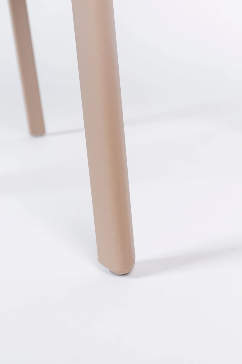 Esszimmerstuhl Clive im 4er-Set aus Kunststoff, Hellbraun fürs Zimmer