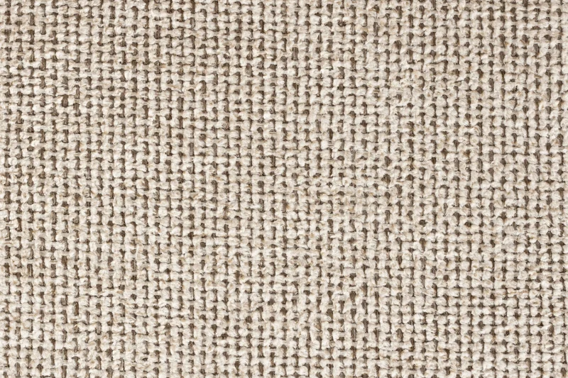 Esszimmerstuhl Velore Beige mit Gestell aus Gummibaumholz in Walnuss