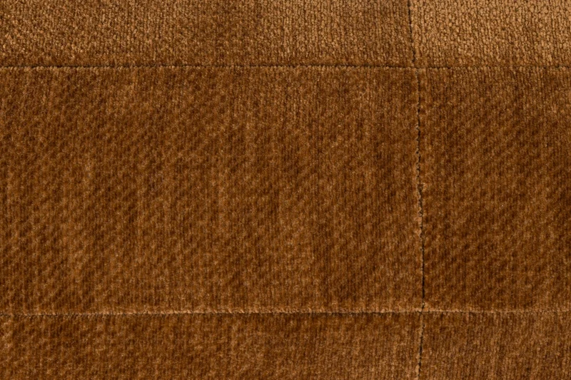Loungesessel Wyatt Cognac mit Veloursbezug im Boho-Chic von Dutchbone