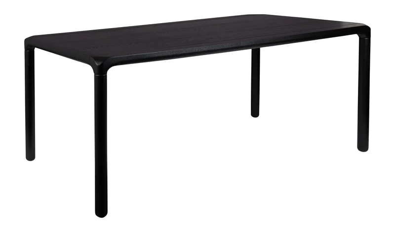 Esstisch Storm 220x90 cm in Schwarz mit Eschenfurnier von Zuiver