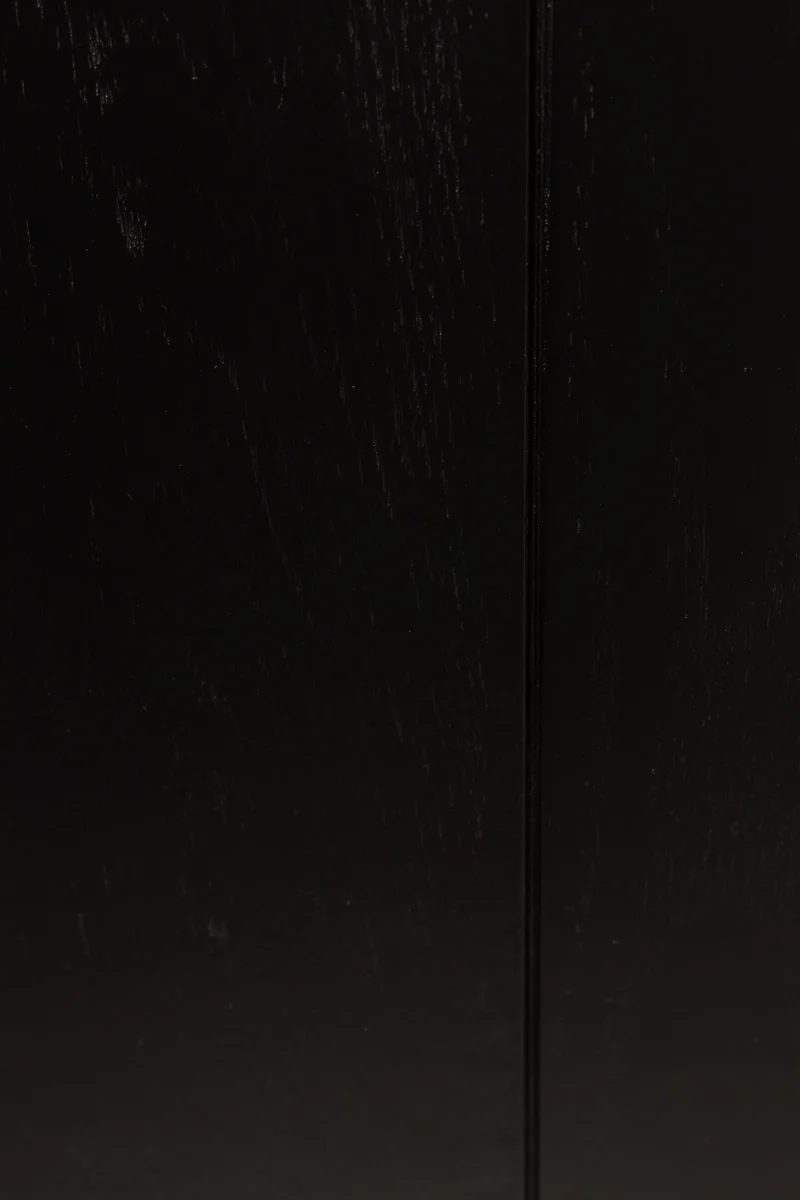 Esstisch Storm 220x90 cm in Schwarz mit Eschenfurnier von Zuiver