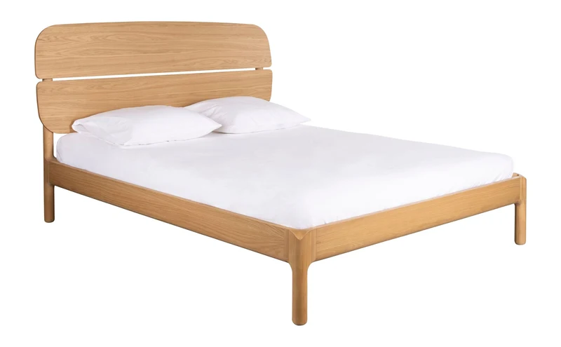 Bett Storm 180 aus Eichenholz von Zuiver für das Schlafzimmer