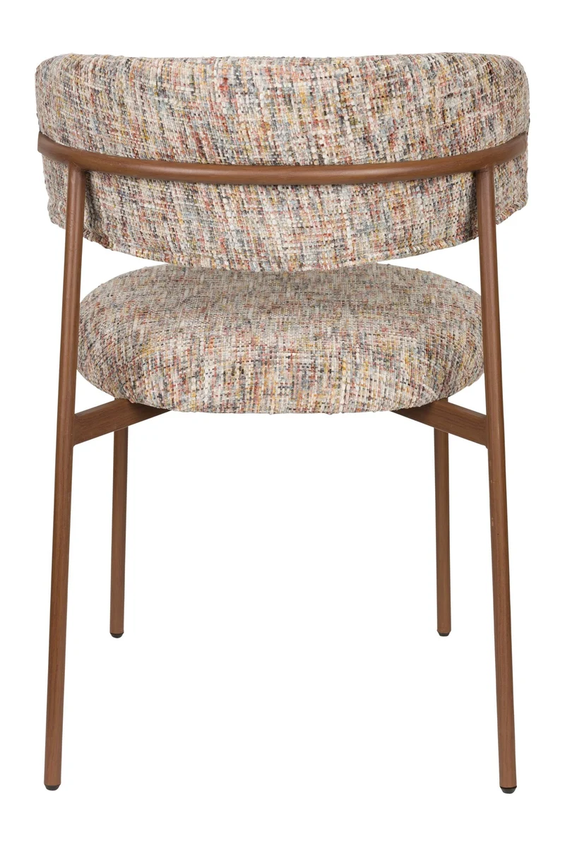 Esszimmerstuhl Claes im 2er-Set, Multicolour mit Metallgestell