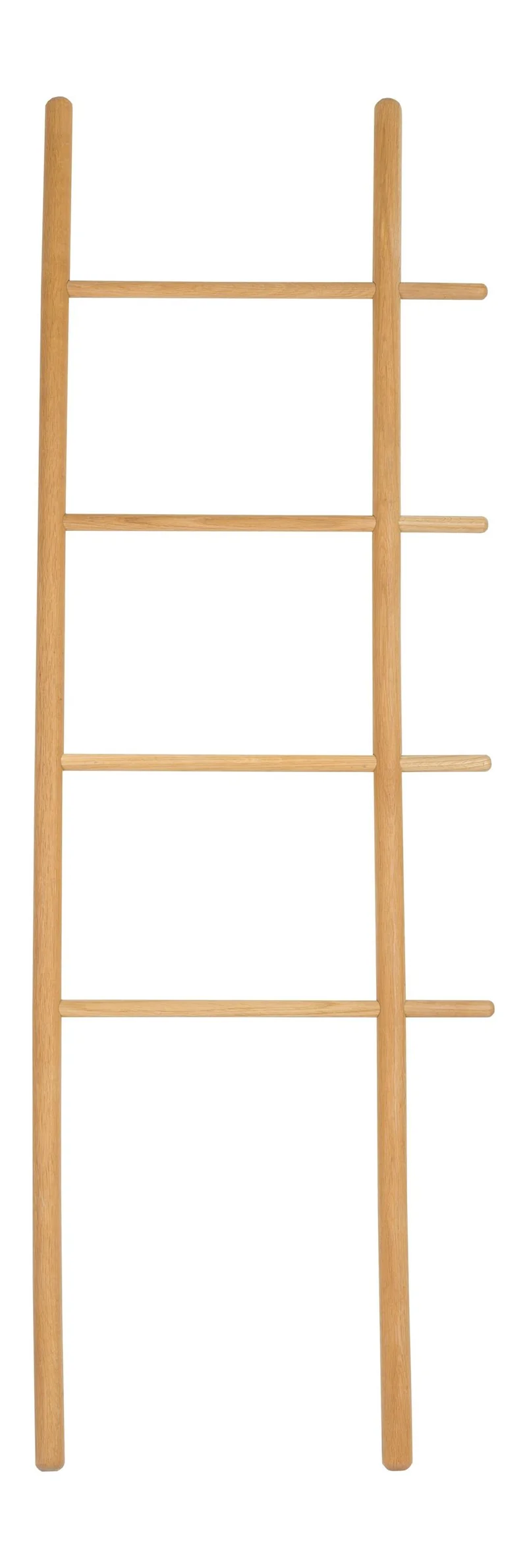 Dekoleiter Jhon aus Eichenholz, Natur, 156,5 cm für Wohnzimmer & Flur