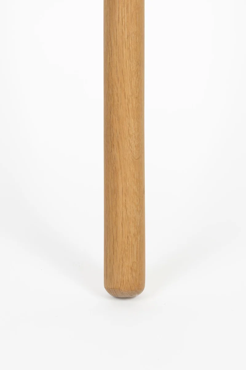 Dekoleiter Jhon aus Eichenholz, Natur, 156,5 cm für Wohnzimmer & Flur