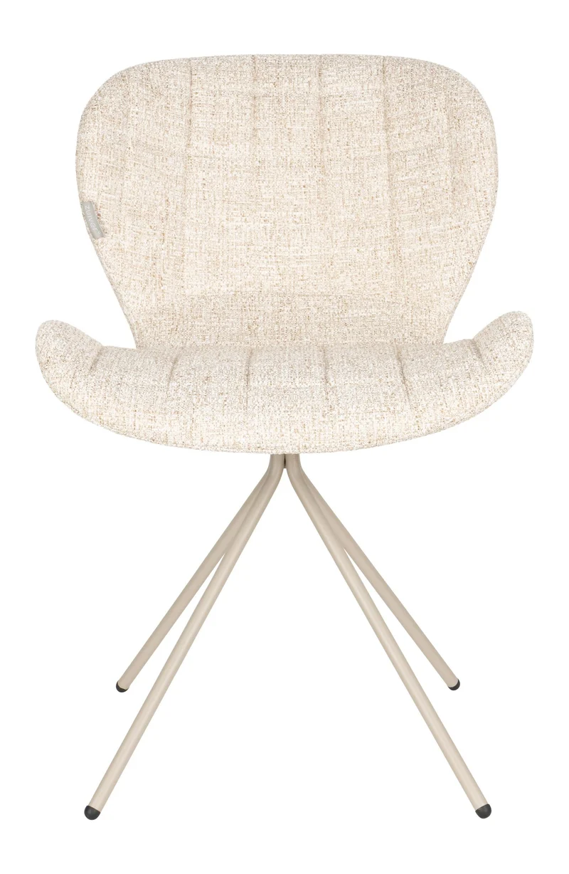 Esszimmerstuhl OMG 2er-Set, Beige mit Polsterbezug von Zuiver