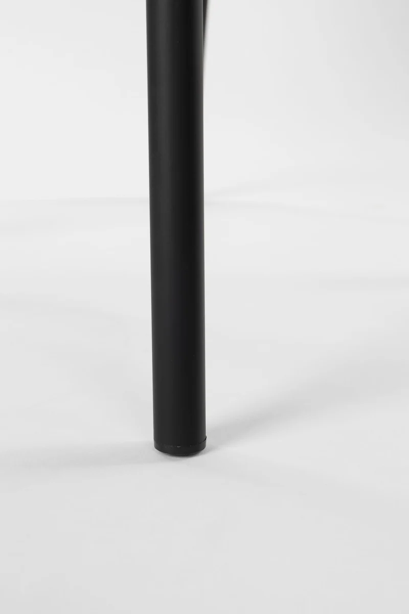 Esszimmerstuhl Guus im 2er-Set, Braun mit Bouclé und Metallgestell