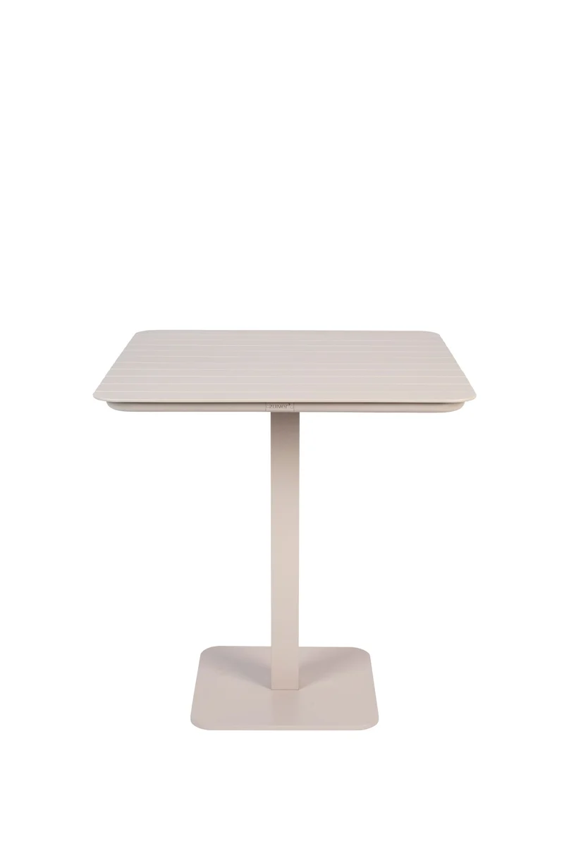 Bistrotisch Vondel 71x71 cm Clay, Gartentisch aus Aluminium von Zuiver