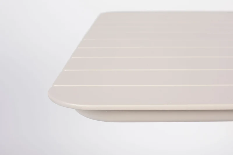 Bistrotisch Vondel 71x71 cm Clay, Gartentisch aus Aluminium von Zuiver