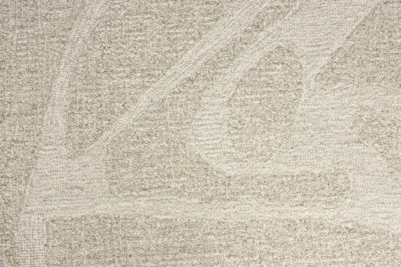 Teppich Forms 160x230 cm aus 100% Wolle in Weiß von Zuiver