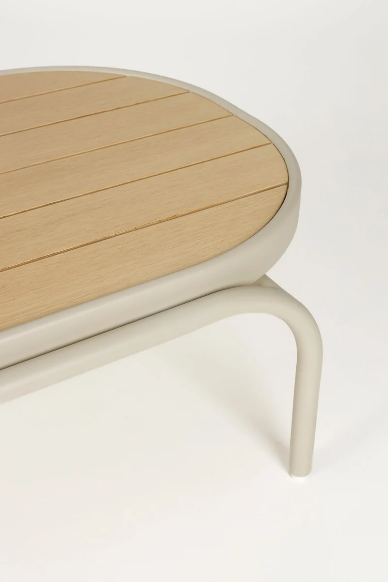 Gartenmöbel-Set Vistia mit Sofa & Coffee Table, Aluminium Beige