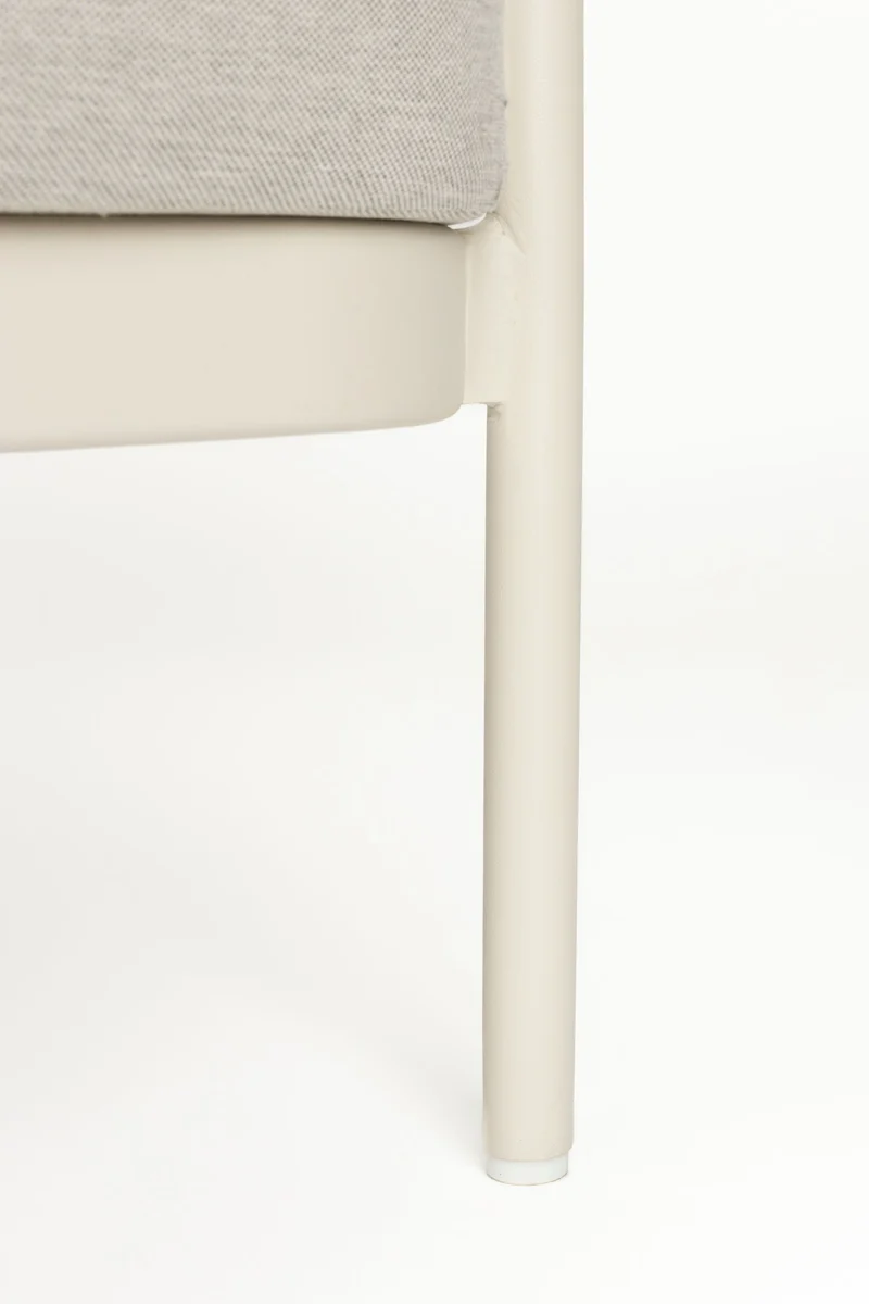 Gartenmöbel-Set Vistia mit Sofa & Coffee Table, Aluminium Beige