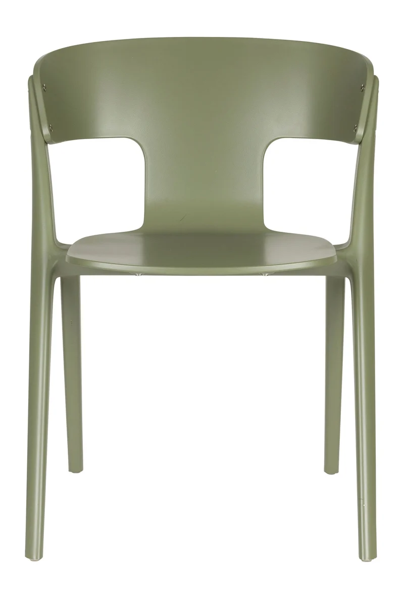 Gartenstuhl Horizon 4er-Set, Forest Green aus Polypropylen von Zuiver