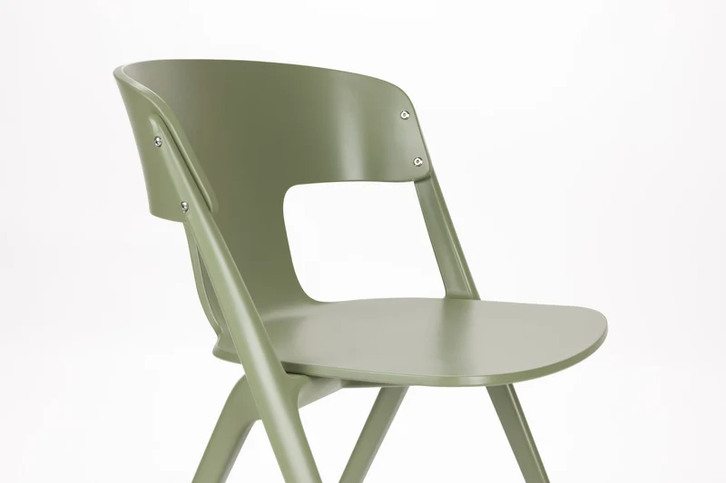 Gartenstuhl Horizon 4er-Set, Forest Green aus Polypropylen von Zuiver