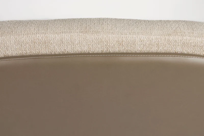 Loungesessel Benjamin mit drehbarem Metallgestell, Beige von Zuiver