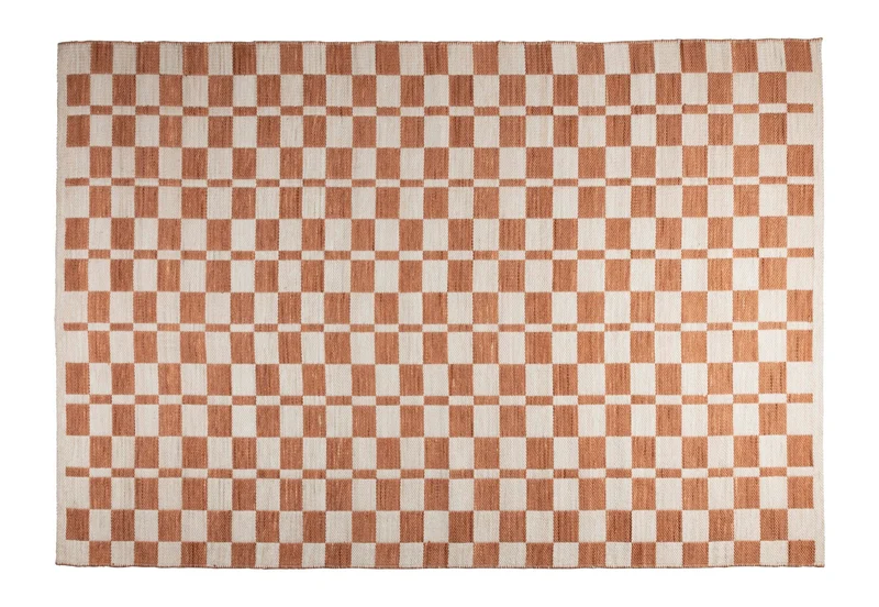 Teppich Checker Zuiver 160x230 cm, Karomuster aus recyceltem PET