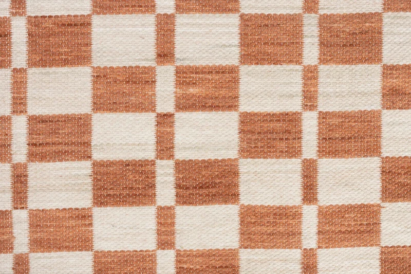 Teppich Checker Zuiver 160x230 cm, Karomuster aus recyceltem PET