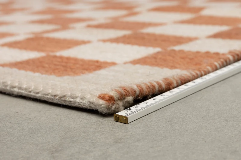 Teppich Checker Zuiver 160x230 cm, Karomuster aus recyceltem PET