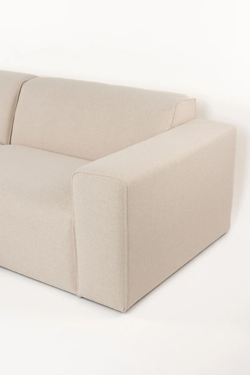Sofa Milka 4,5-Sitzer links in Sand mit Chaiselongue von Zuiver