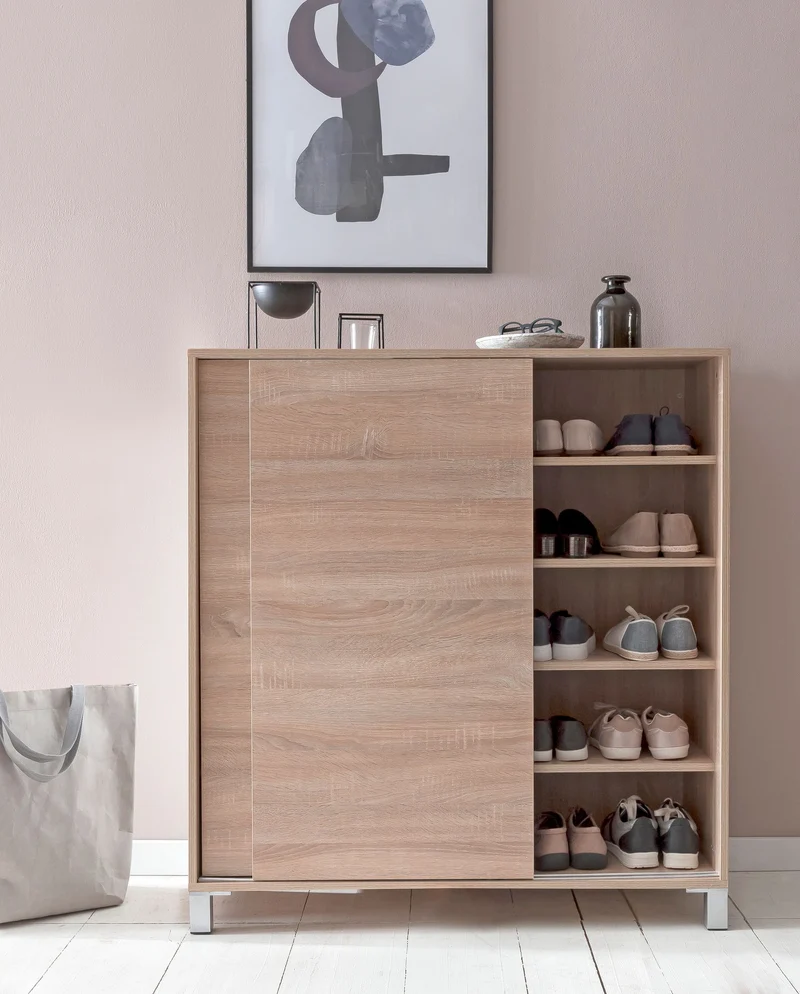 Schuhschrank WL5.713 Sonoma Holz 100x108x37,5cm 20 Paar Modern Flur