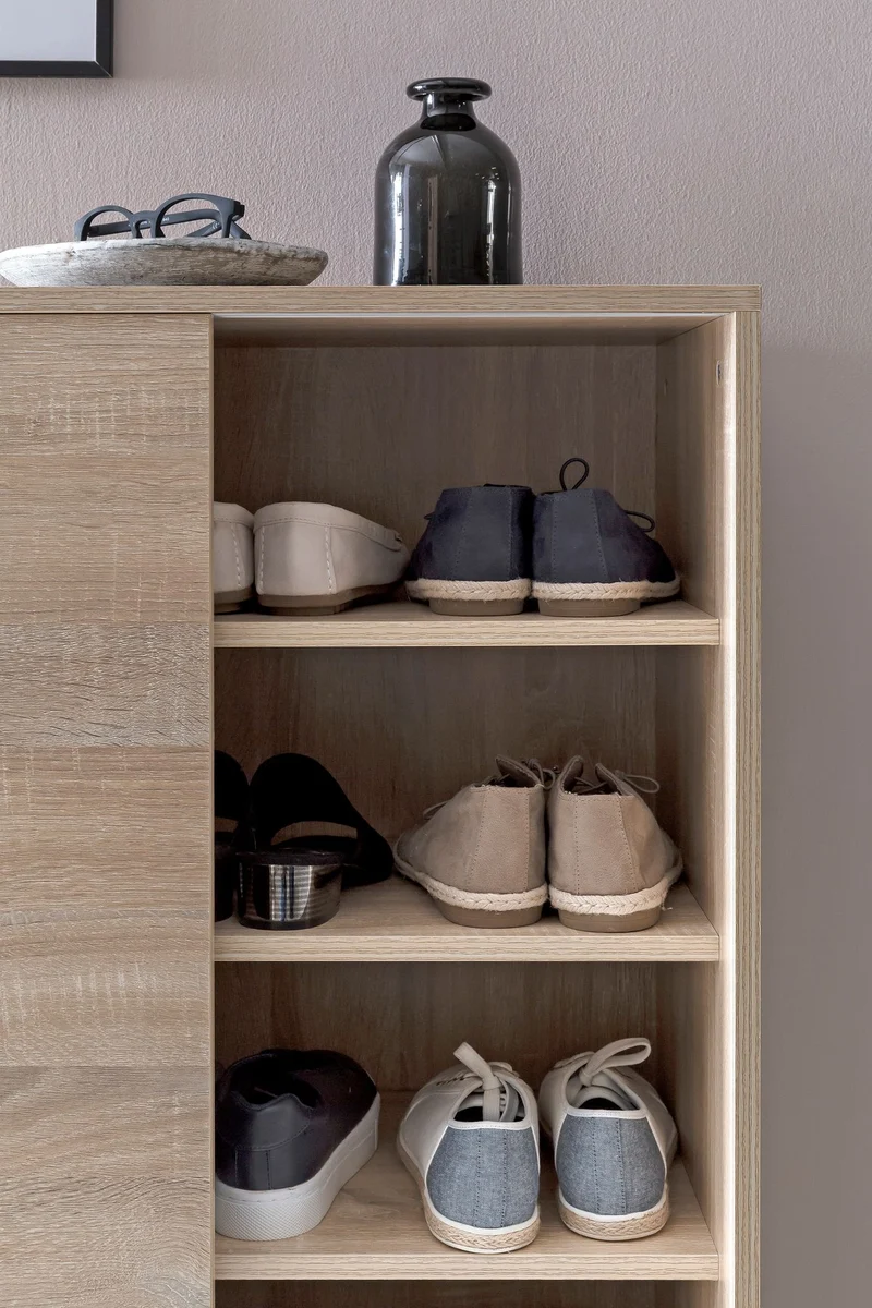 Schuhschrank WL5.713 Sonoma Holz 100x108x37,5cm 20 Paar Modern Flur