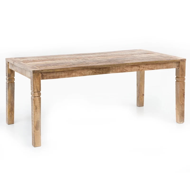 Esszimmertisch WL5.078 Mango Massivholz Landhausstil Braun 120x76x70cm