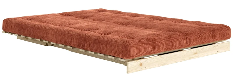 Sofa Schlafsofa ROOTS 140 Polster Cord Kiefer massiv unbehandelt Karup