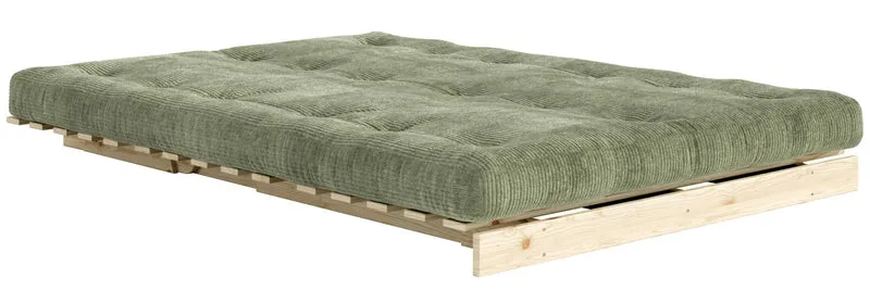 Sofa Schlafsofa ROOTS 140 Polster Cord Kiefer massiv unbehandelt Karup