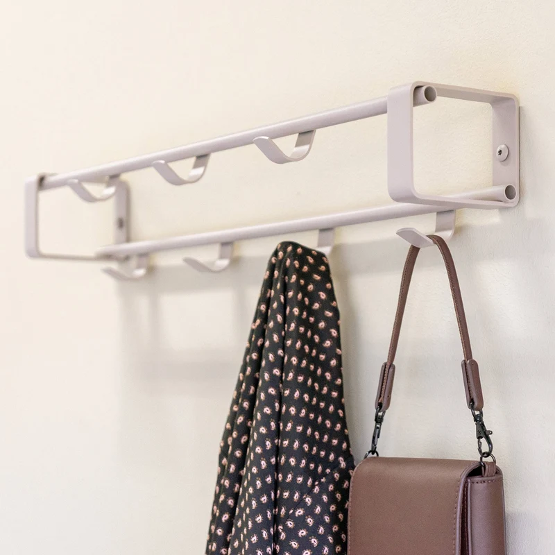 Wandgarderobe REX 1 in Silky Taupe Garderobenhaken von Spinder
