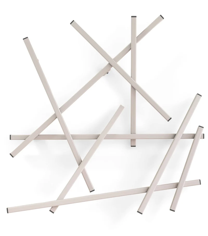 Spinder Garderobe Matches XS Stahl Silky Taupe Minimalistisch Modern