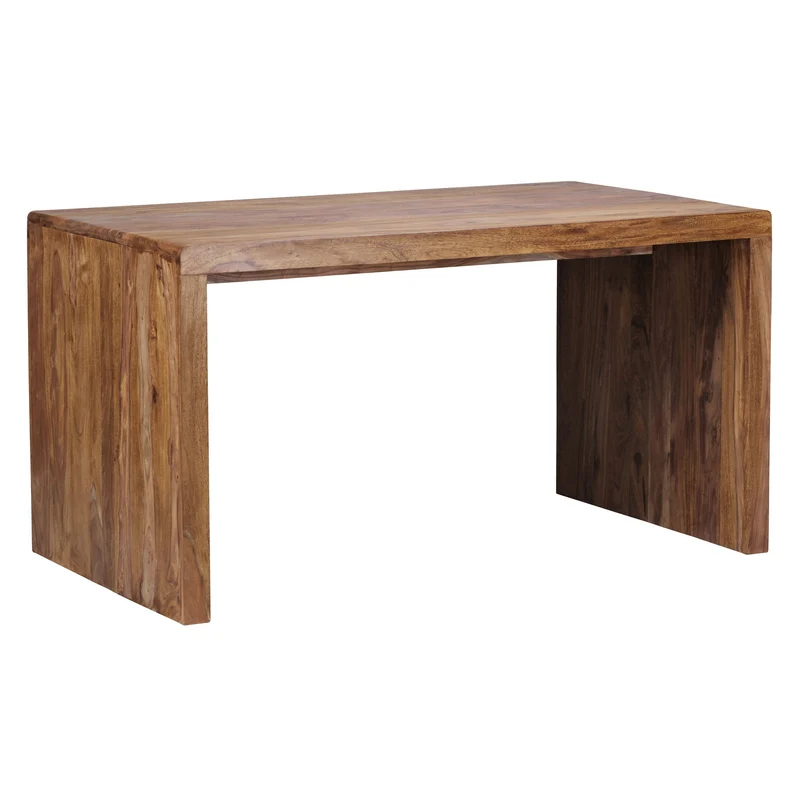 Schreibtisch BOHA 160cm Sheesham Massivholz Landhausstil Büroablage
