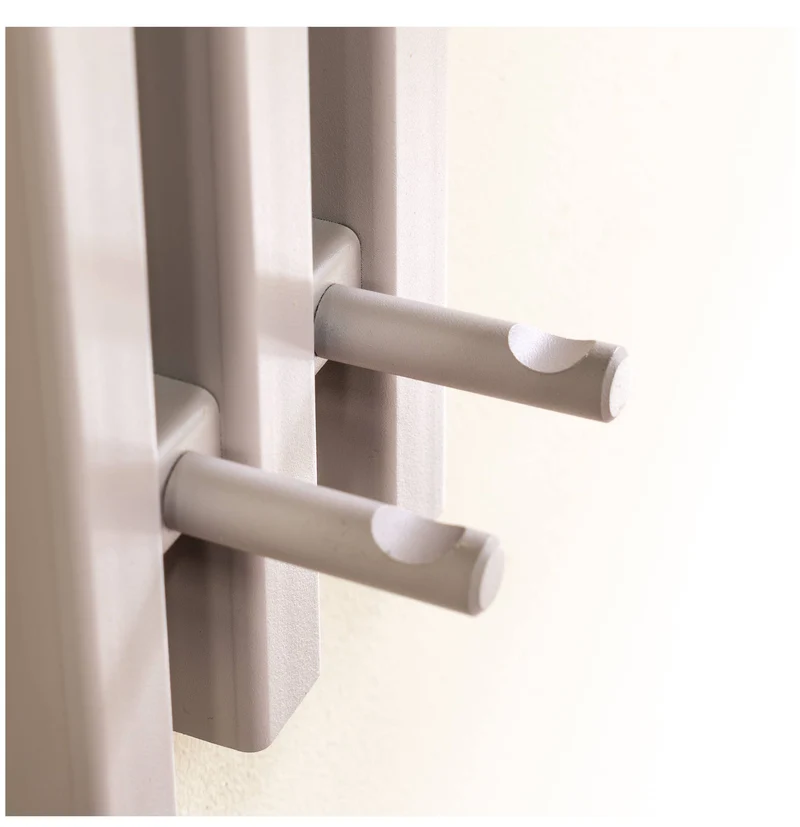 Wandgarderobe SENZA 1 Stahl Silky Taupe Garderobenhalter Spinder Design