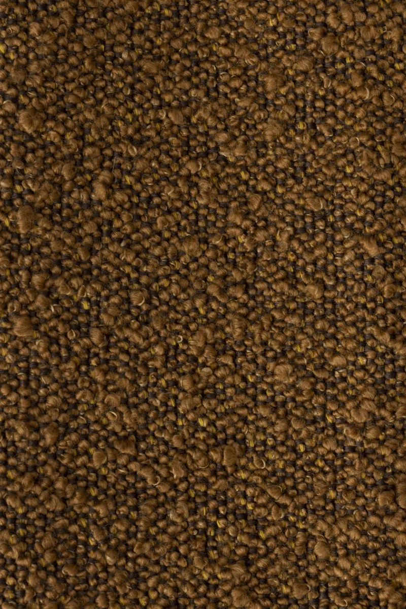 Stuhl Esszimmerstuhl JAKE WORN Bouclé in der Farbe Ocker