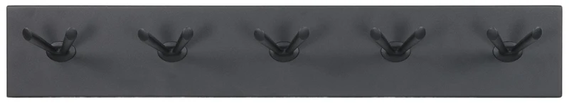 Spinder PULL 5 Garderobe: Minimalistischer Stahl, Schwarz, Modern