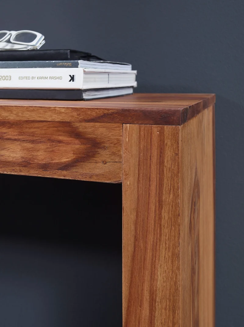 Konsolentisch Sheesham Massivholz 115x40x75cm Modern Naturholz