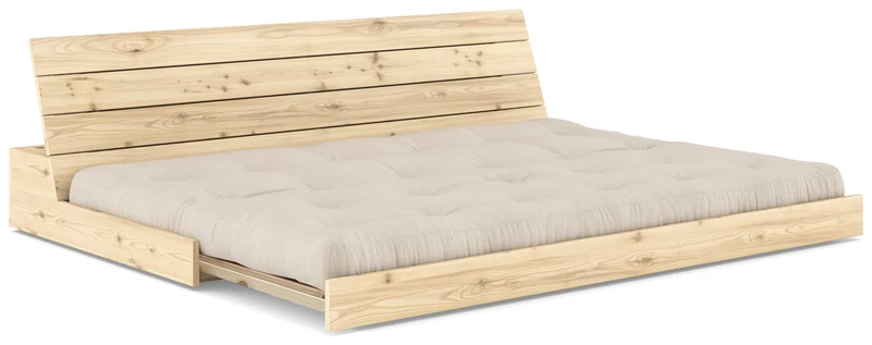 Sofa Ausziehsofa BASE Kiefer massiv lackiert, von Karup